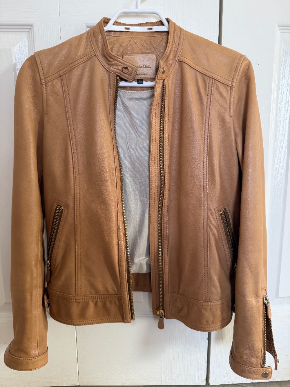 Massimo Dutti leather jacket